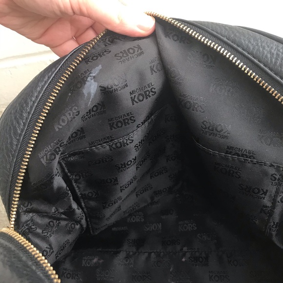 MICHAEL Michael Kors Black Knox Leather Satchel - Picture 12 of 14